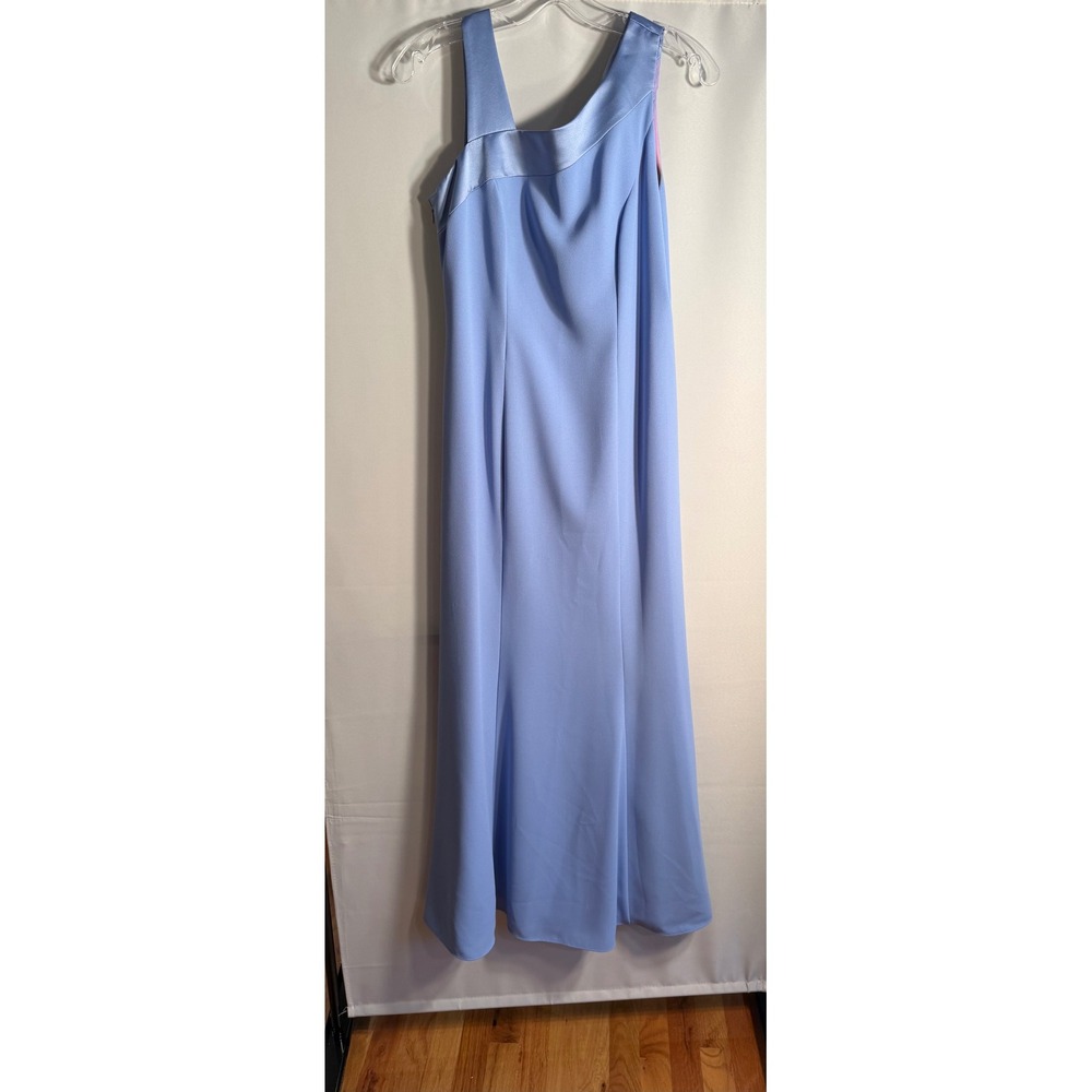 Ursula of Switzerland Periwinkle Asymmetrical Maxi Formal Evening Dress 8